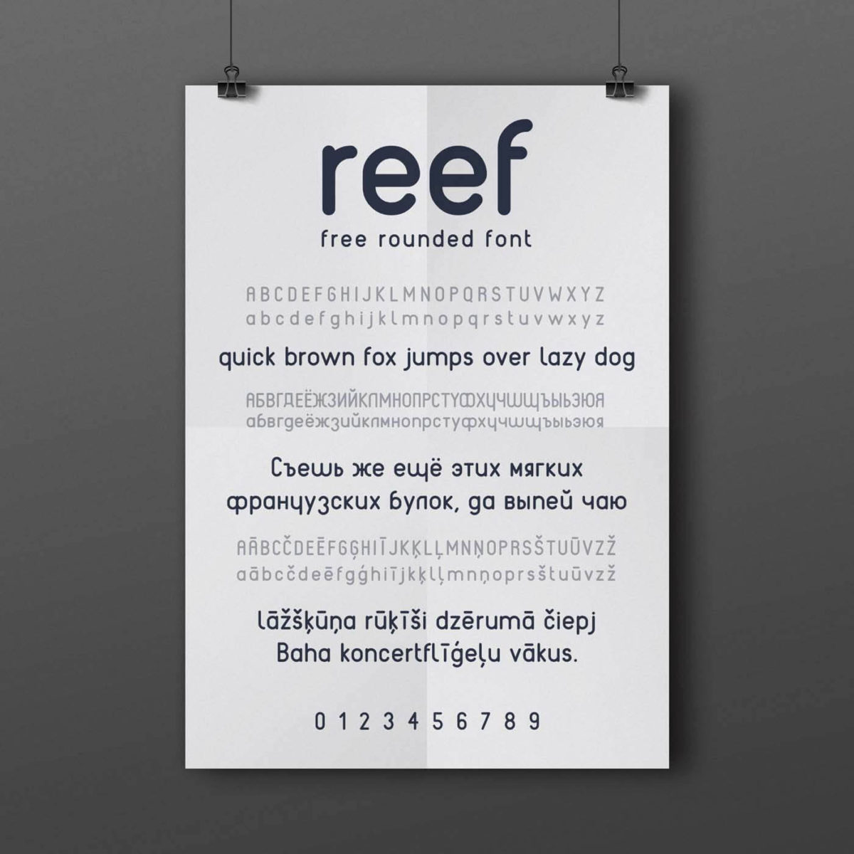 Reef Free Font