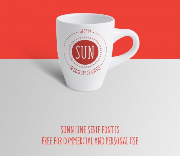 SUNN Line Serif Free Font thumbnail