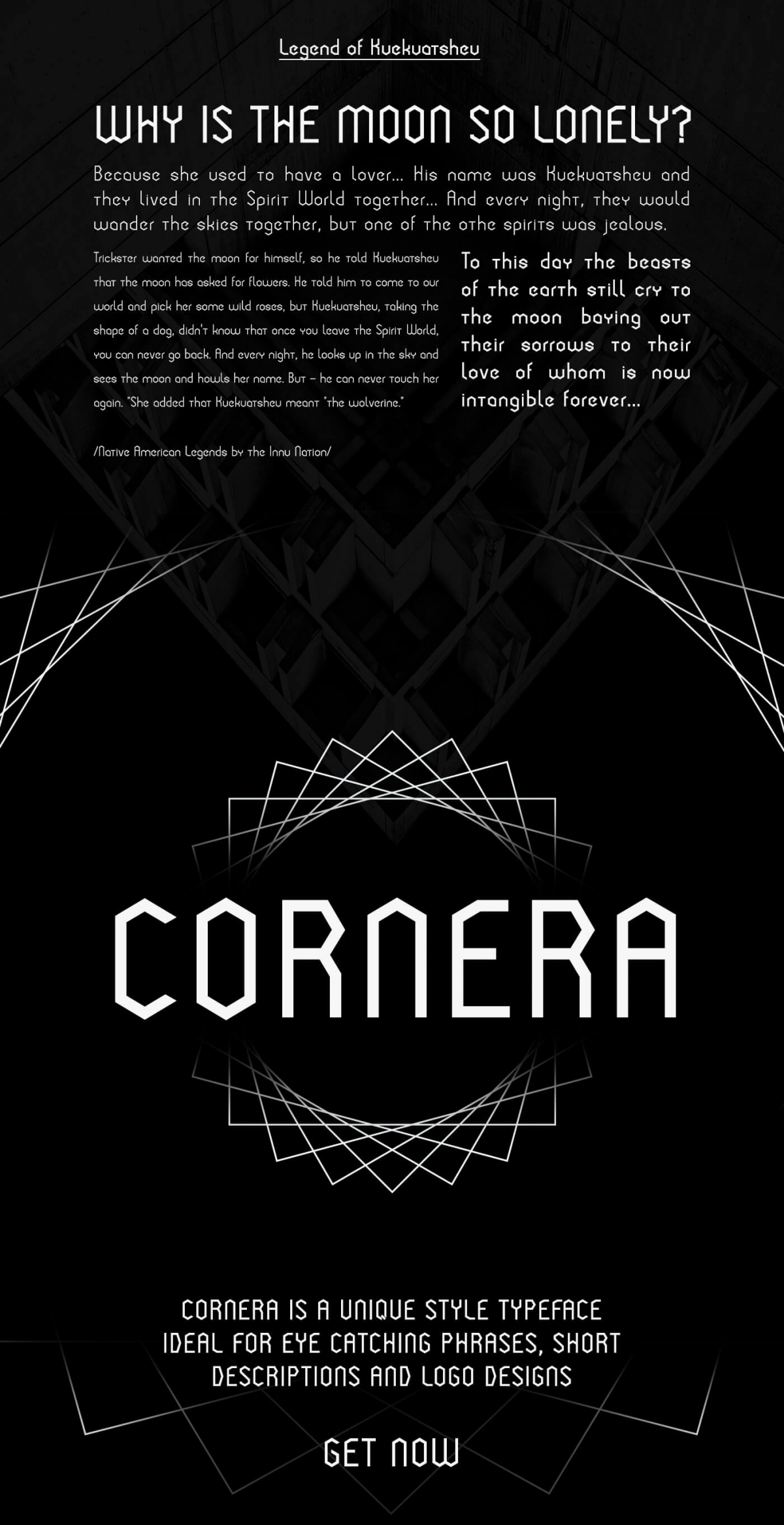 Cornera Extended Font