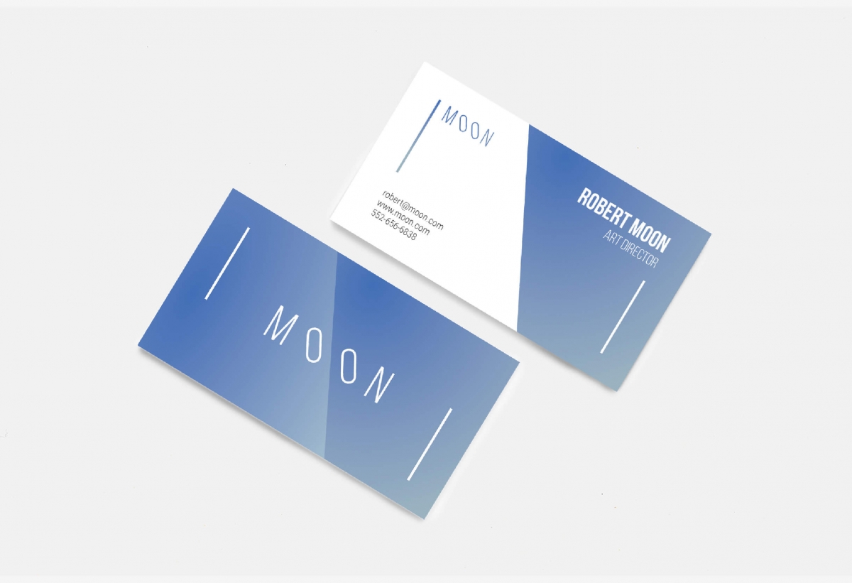 Moon Business Card Template