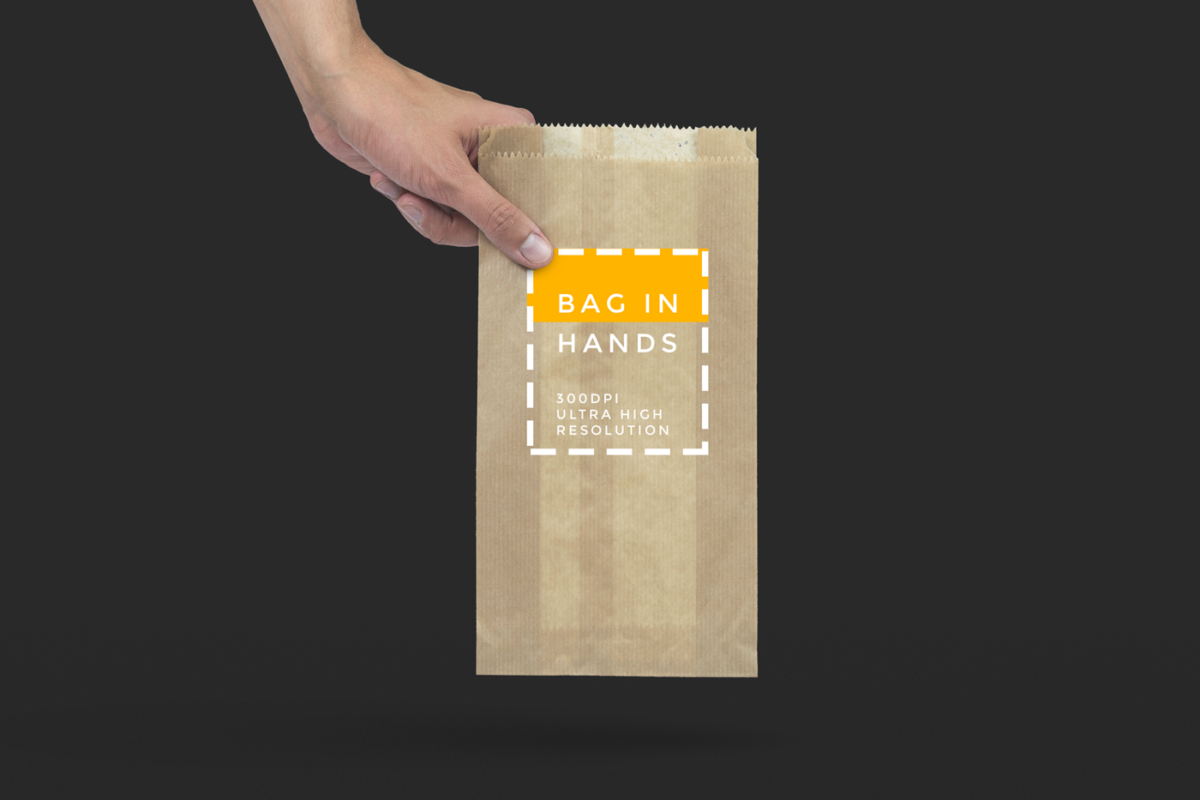 Handy Paper Bag Mockup