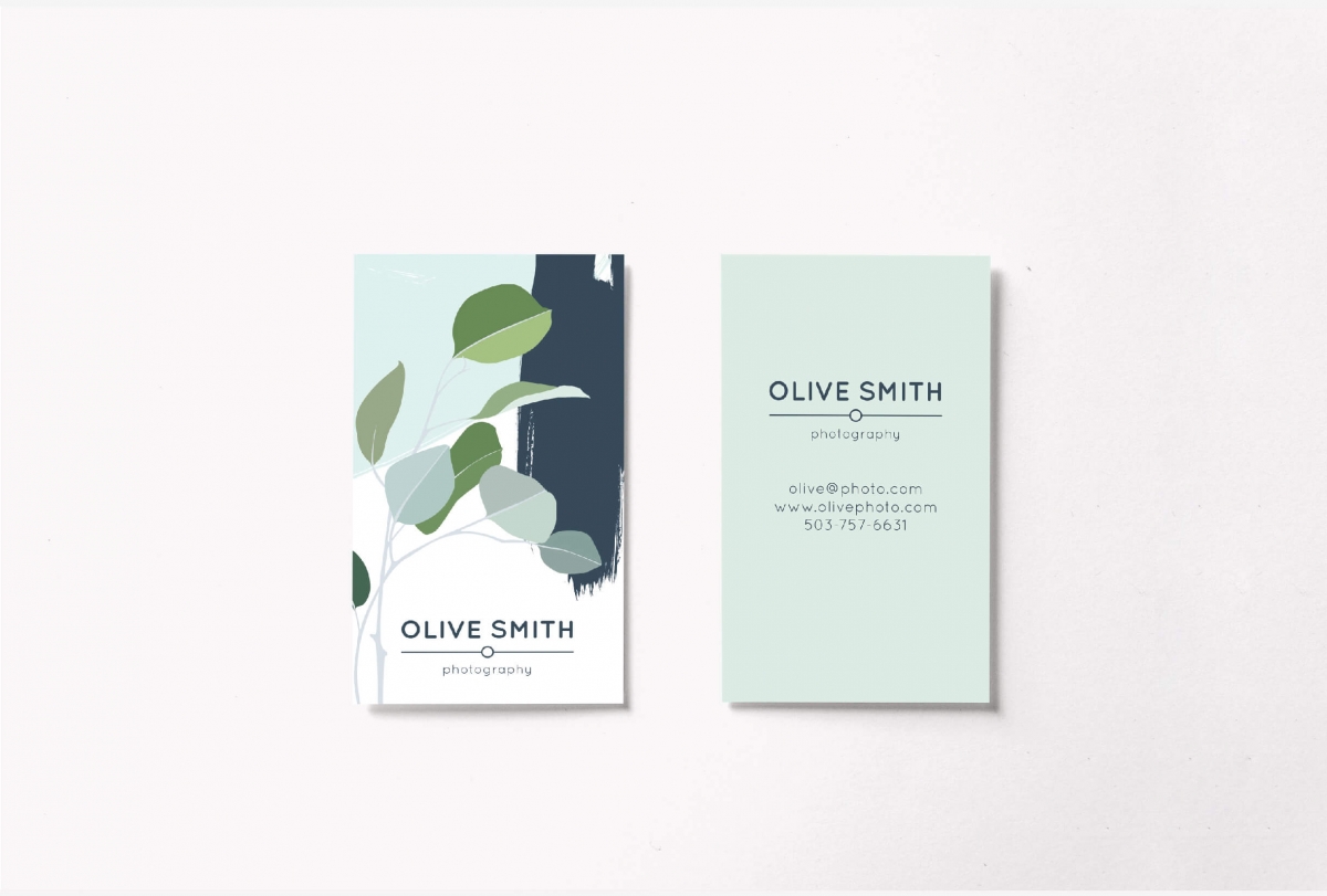 Olive Business Card Template