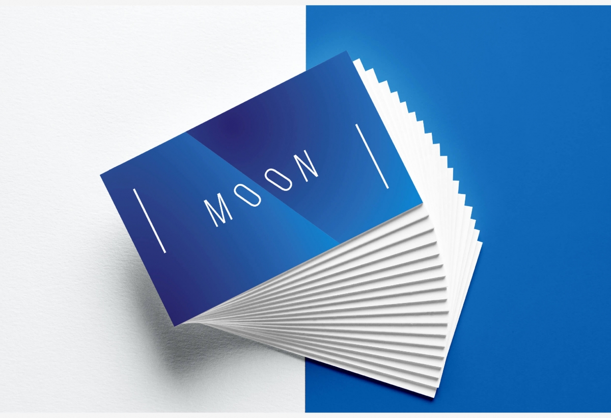 Moon Business Card Template