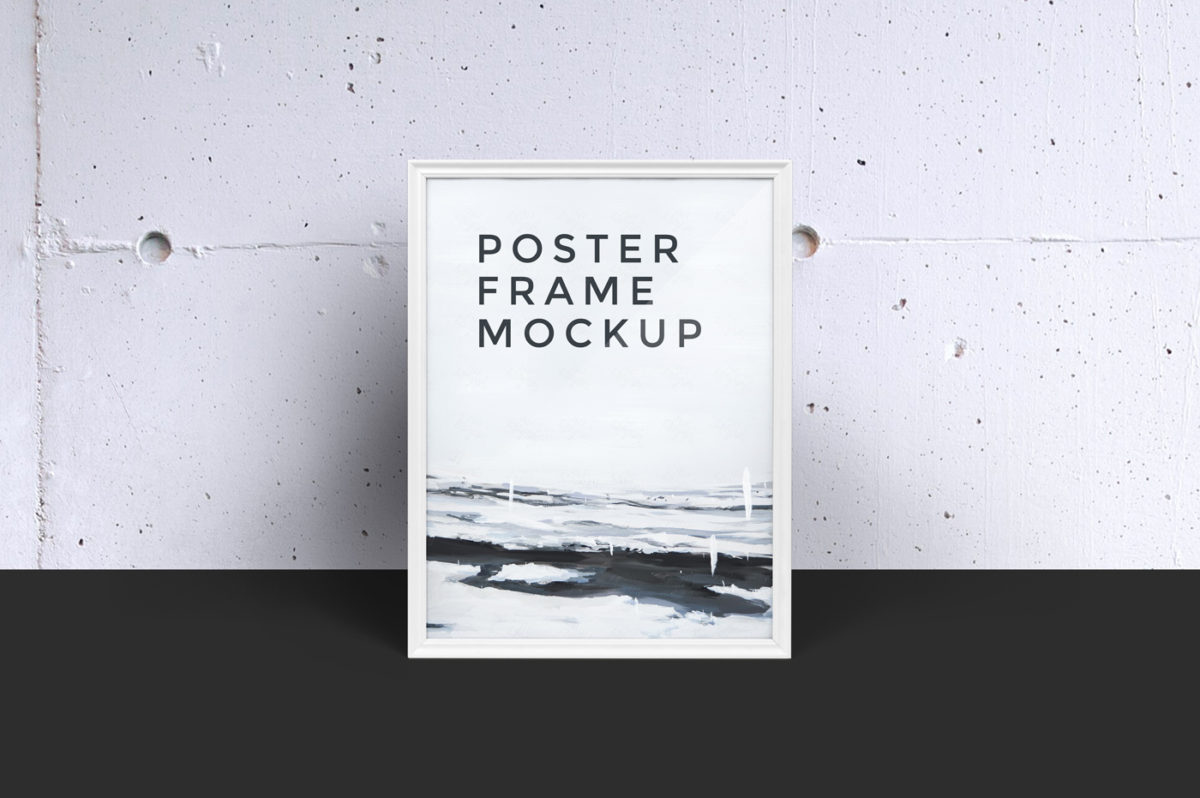 Realistic Poster Mockup Frame