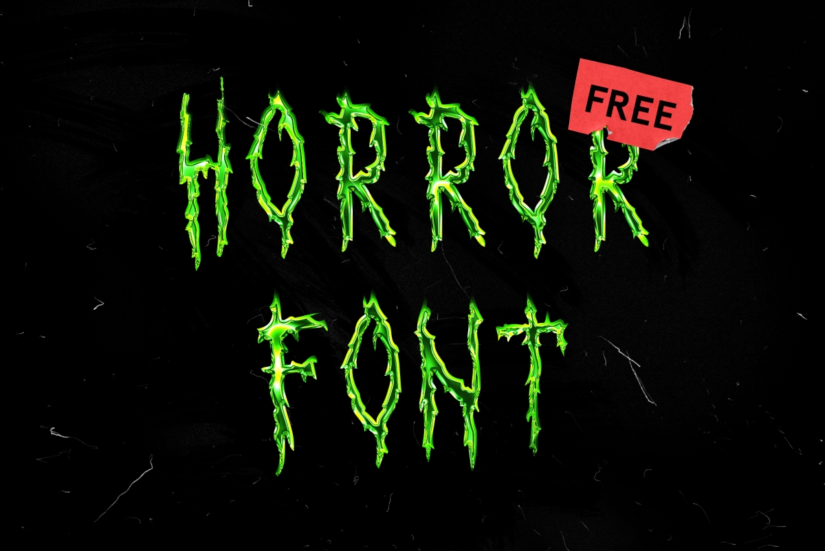 Horror Script Free Font