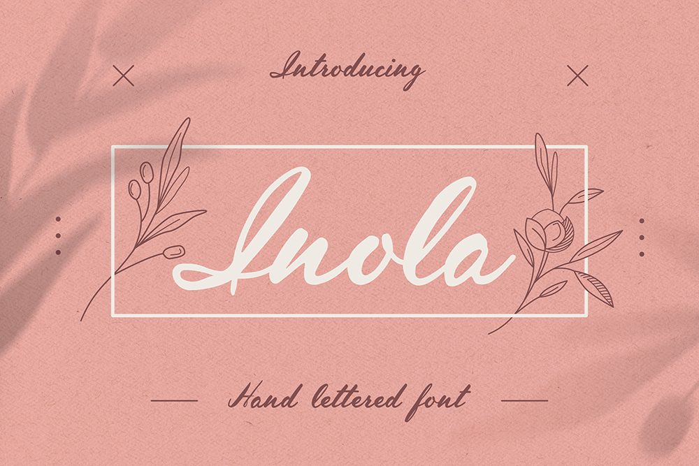 Inola Hand Lettered Font