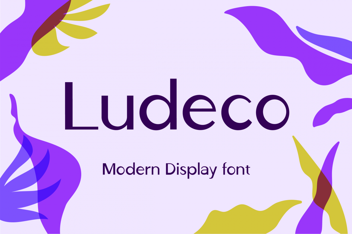 Ludeco Extended Modern Display Font