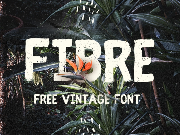Fibre vintage font - krisjanis mezulis wildtype.design wiltones