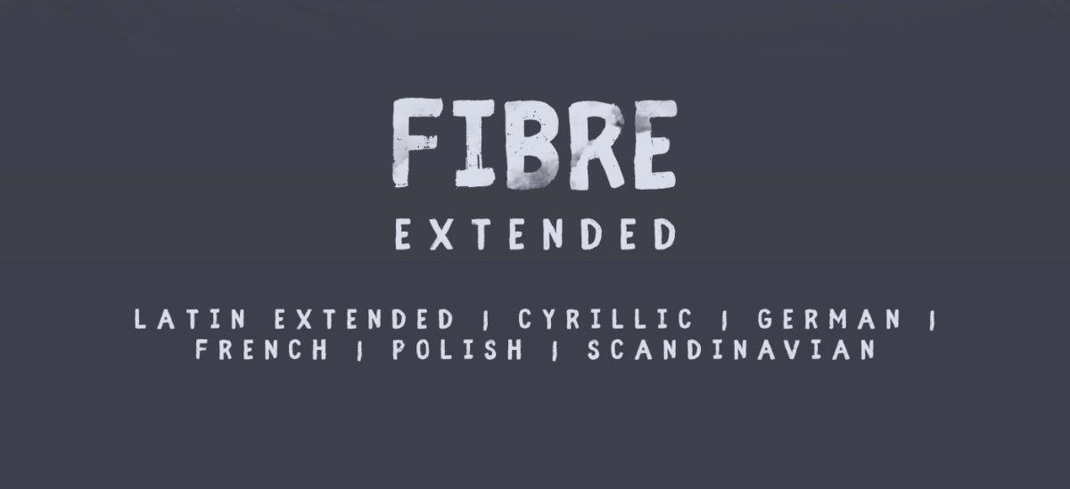 Fibre Extended Brush Font