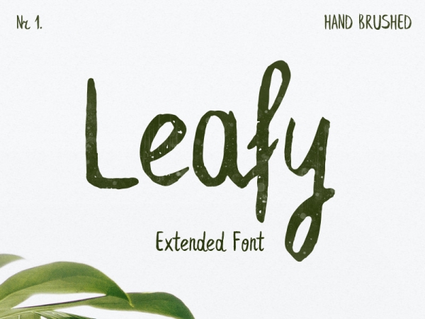 Leafy EXTENDED brush font brush handwritten font - Krisjanis Mezulis wildtype.design vintage typeface unique best