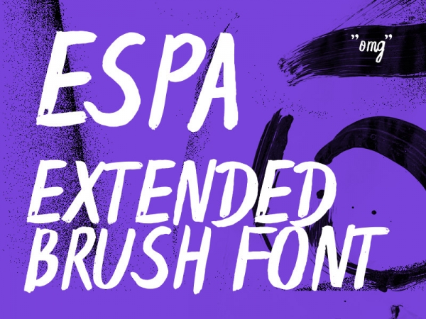 Espa Extended Handwritten best font brush font brush handwritten font - Krisjanis Mezulis wildtype.design vintage typeface unique best brush free font