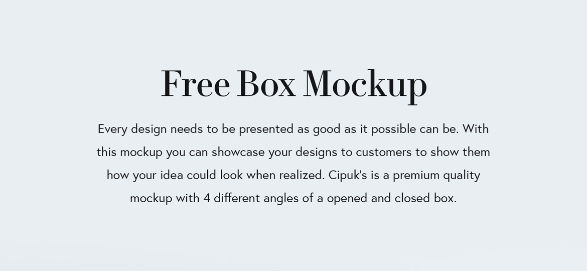 Cipuks Box Mockup
