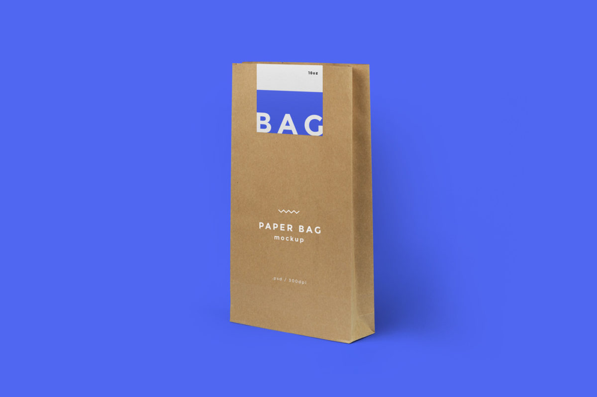Paper Bag Mockup Cafe