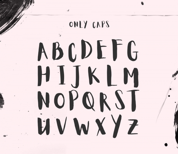 Aloja brush handwritten vintage typeface font sans serif krisjanis mezulis wildones wildtype grain noise best font
