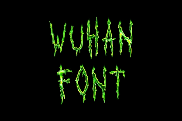 Wuhan covid 19 font Extended All letters brush handwritten script typeface font sans serif krisjanis mezulis wildones wildtype grain noise best font bolderaja1