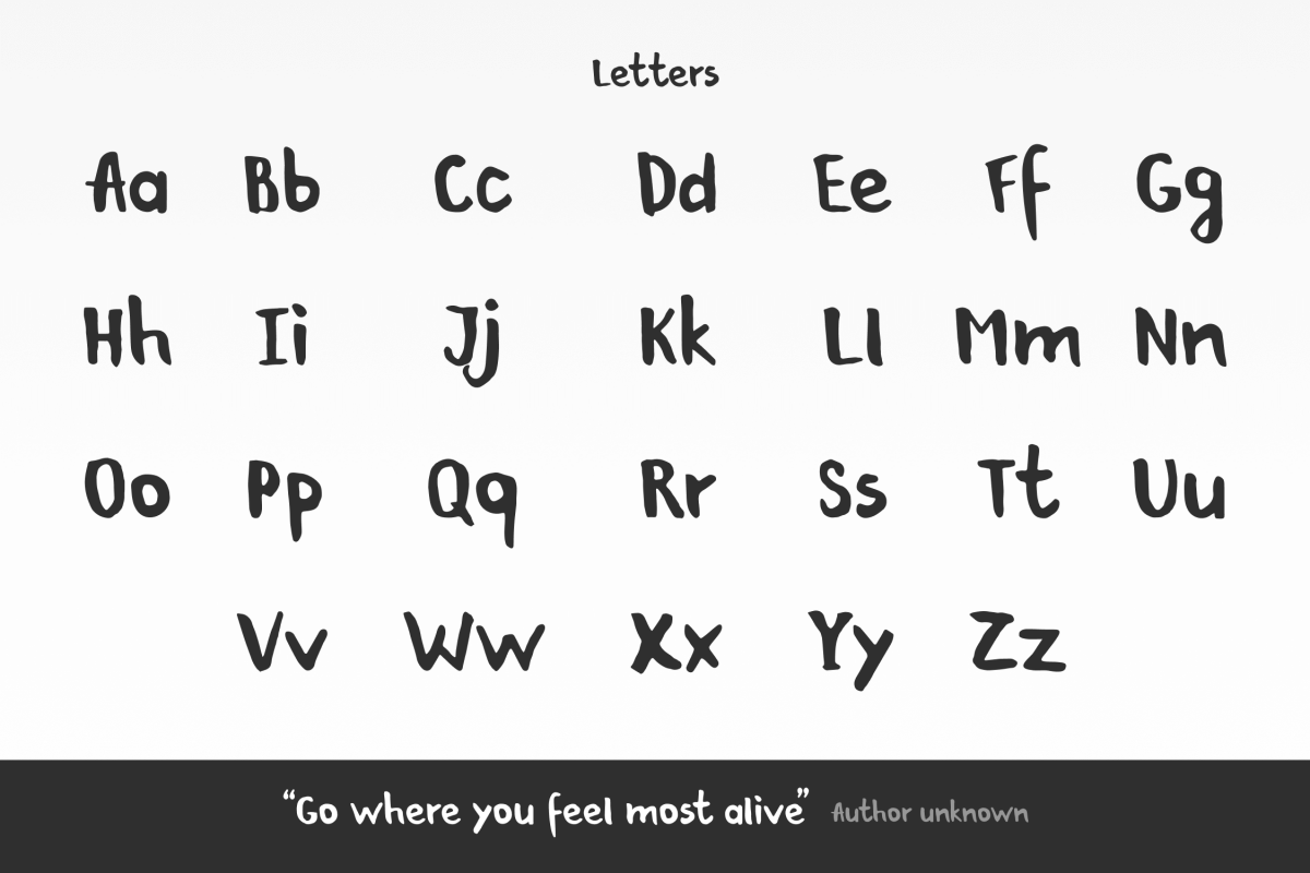 Norda Free Hand Lettered Font